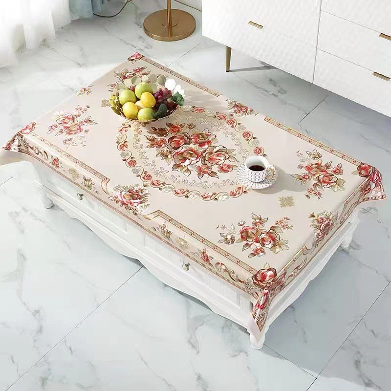 Taplak Meja Ukuran 90x150cm/ Taplak Meja /Sultan Anti Air Motif Kotak Kotak Bahan PVC / Taplak Meja 