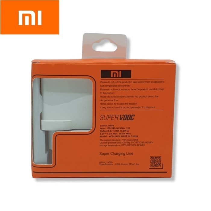 Charger Xiaomi 30 Watt Fast Charging / Charger Redmi 30Watt Super Vooc