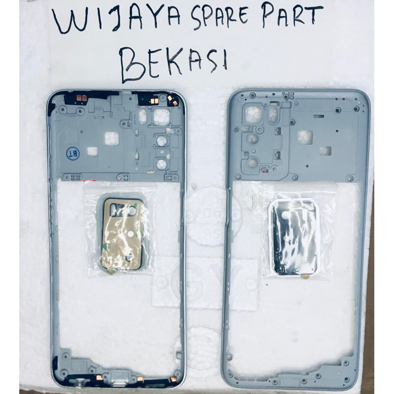 TULANG FRAME/BEZEL OPPO A16/A16S/A54S SILVER