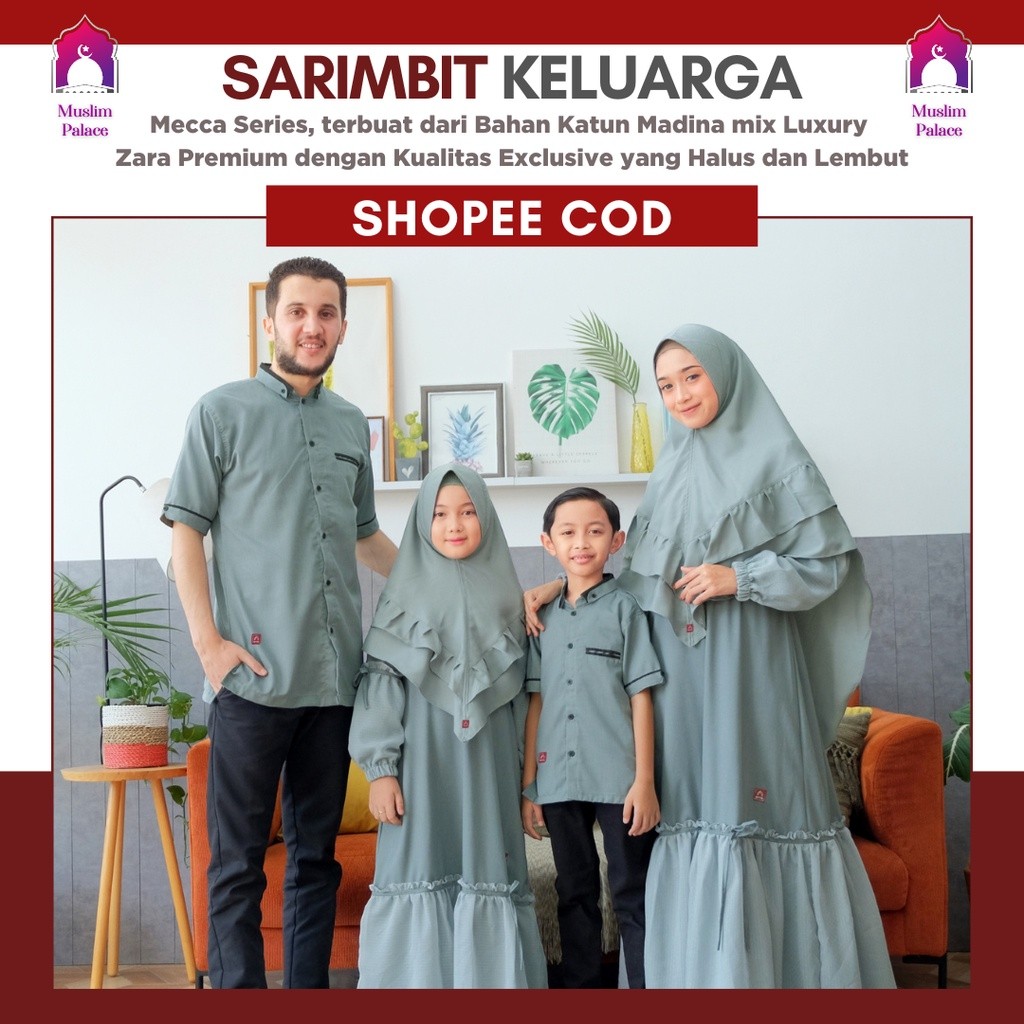 Baju LebaranGamis Sarimbit Wanita Baju Kurta Pakistan Koko Pria Couple Keluarga Ayah Ibu dan Anak Ar
