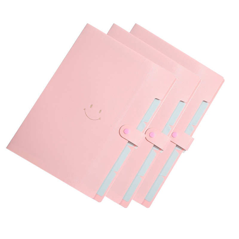 

Pink File Document Bill Folder Holder Organizer Office Expanding File Folder Document Storages