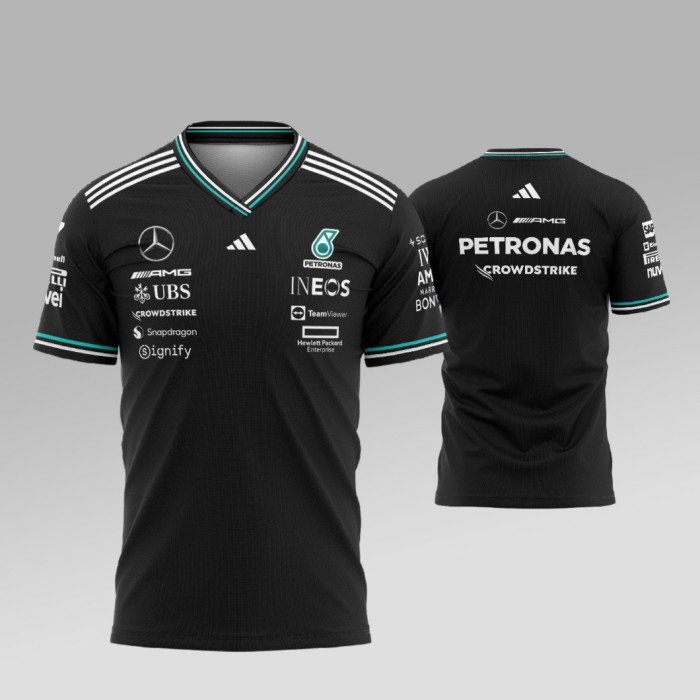 Kaos Jersey F1 Mercedes AMG Formula One Racing Team 2025