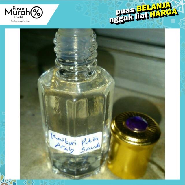 original Parfum Kasturi Putih Madinah Original Import Arab Saudi