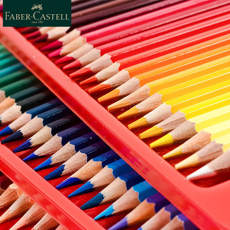 

Faber Castell Oily Colored Pencils 36/48/72/100 Colors Color Pencil Wooden Painting Pencils Professional Drawing Art Supplies