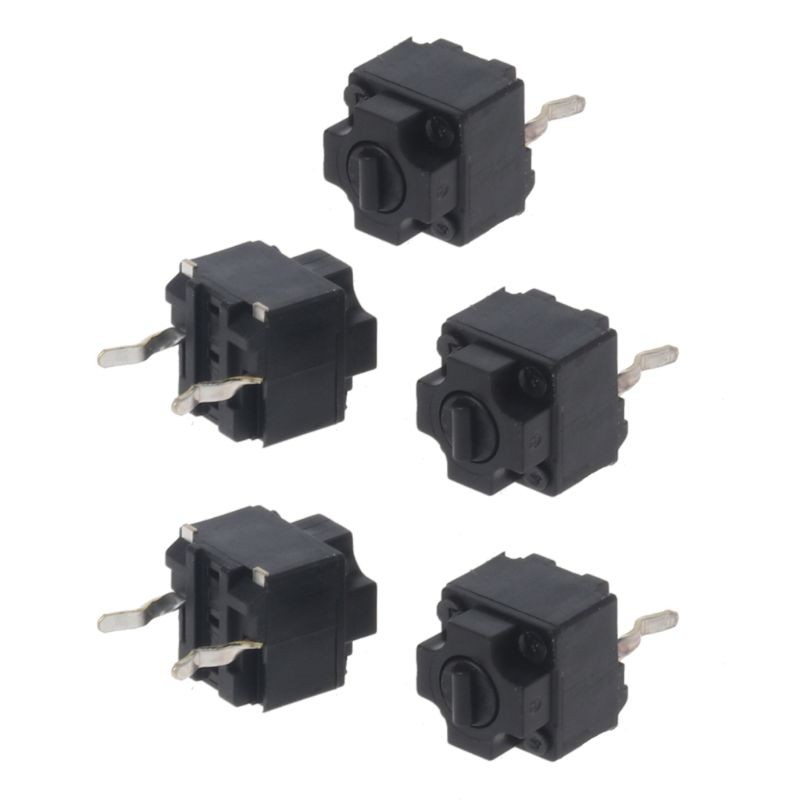 

5Pcs Original Mouse Square Micro Switch Button EVQP0E07K Baolei Shark IE4.0 Black Spots 6x6x7.45 85DD