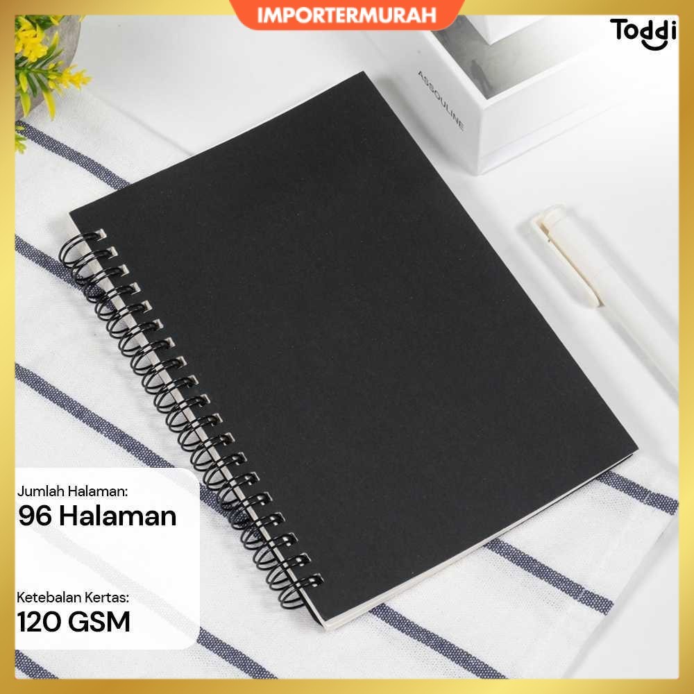

Toddi Buku Jurnal Softcover Notebook Diary 120GSM 96 Halaman Blank - BQ-N14