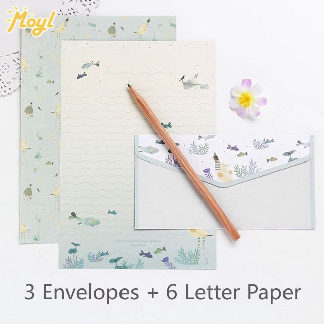 

9pcs Amplop Kertas Motif Hati Jepang Romance