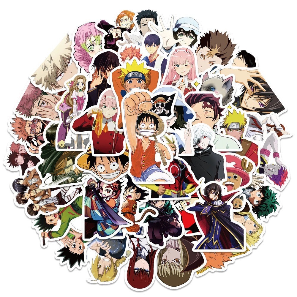 

Stiker Anime WIBU Sticker Anime Jepang, Stiker Manga