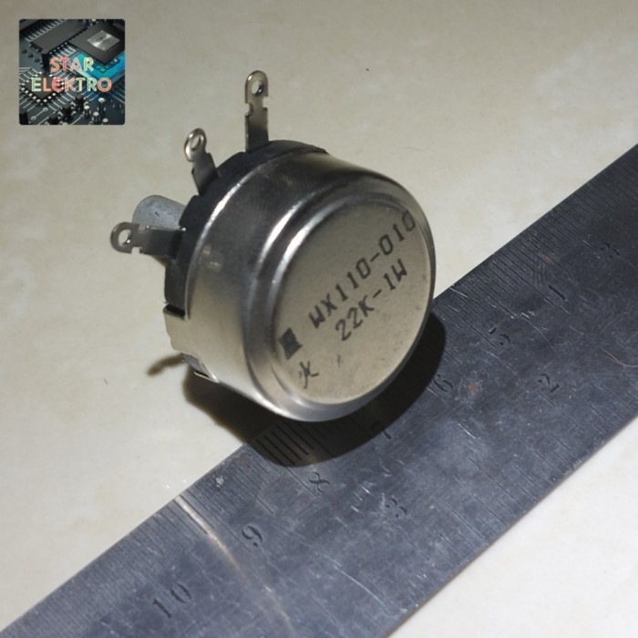 DnG27 WX110-010 22K-1W Potensio Potentiometer Potentio Switch Tombol WX110010 Potensiometer 22K Ohm 
