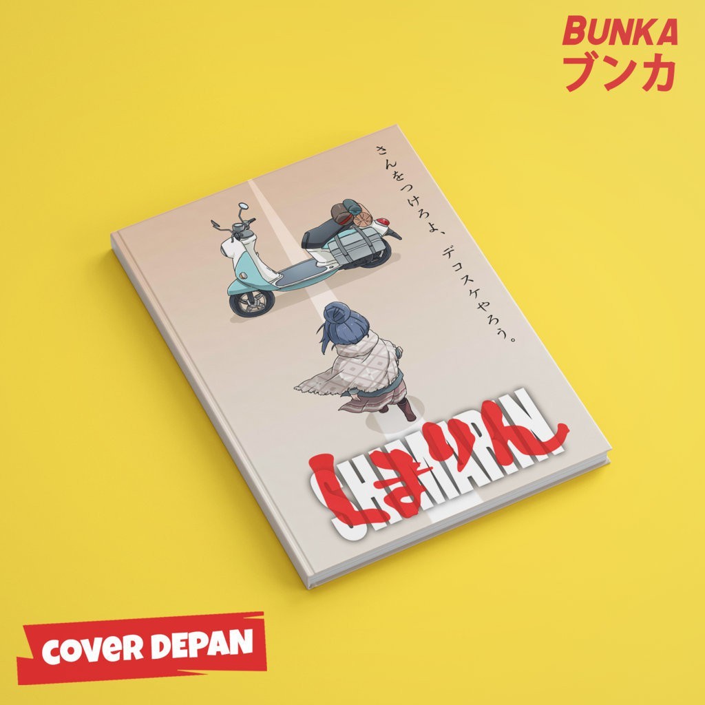 

Notebook Anime Yuru Camp Shima Rin Parody Akira Hardcover A5 Buku Tulis Catatan Note Agenda Planner