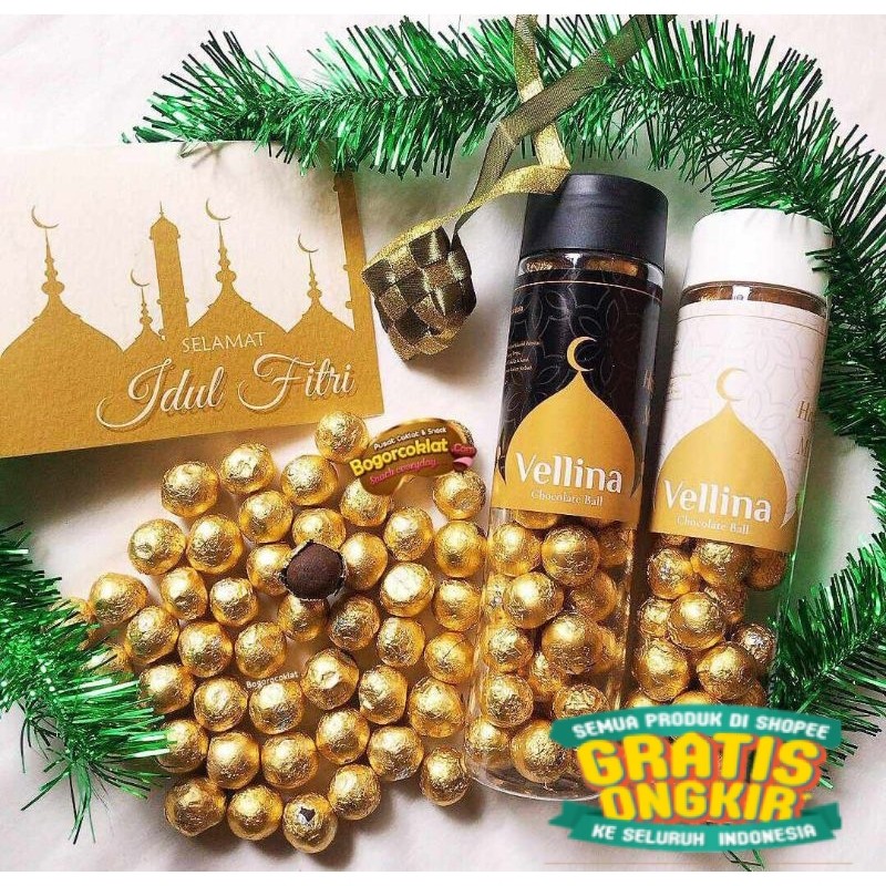 

MAHGOSHOP COKLAT 1 TOPLES HAMPERS IDUL FITRI COKLAT FULL VELLINA GOLD/ keluarga oleh oleh