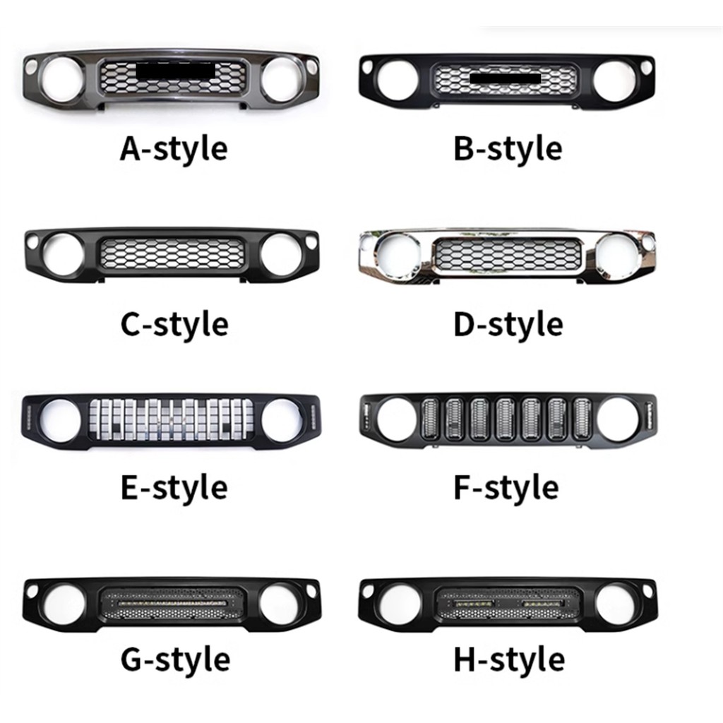 Front Bumper Grill mask for Suzuki Jimny JB74 19-23 Radiator Grille