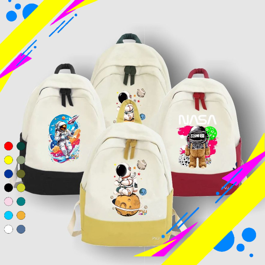 RMP Tas Ransel Anak Backpack Casual Big Astronomy NASA Unisex Fashion Kids 03