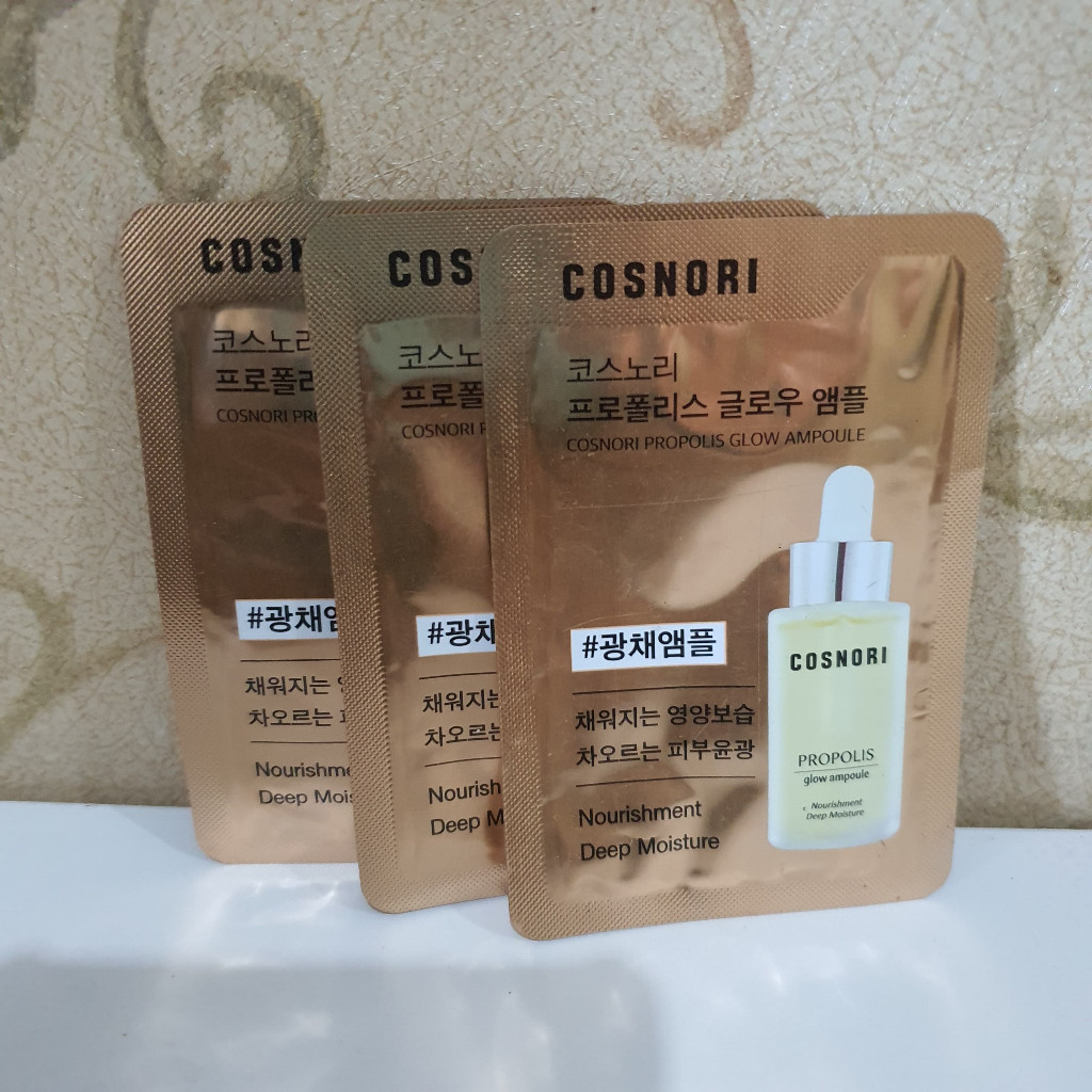 Serum Cosnori Nourishment Deep Moisture Propolis Glow Ampoule 1,5ml Original Exp 2026 moisturize