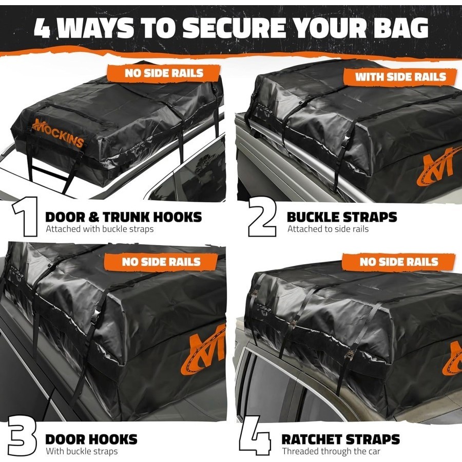 Roof Bag Roof Rack Car Brand Mockins SEDANG KG