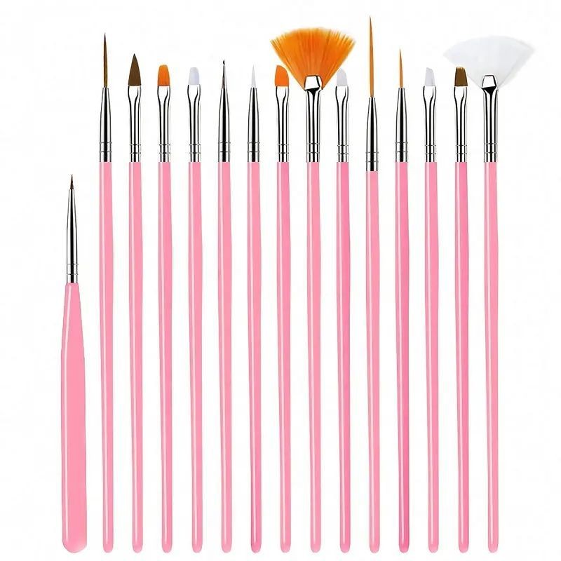 

15pcs Fine Detail Paint Brush Set - Miniature Paint Brush For Detailing & Art Painting - Acrylic, Watercolor, Oil,Models