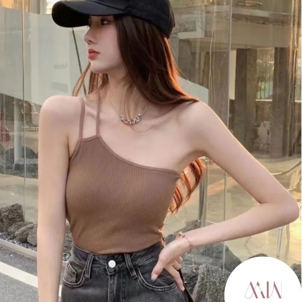 GK BRA BH TANKTOP CROP TOP 2 TALI SAMPING PAKAIAN DALAM WANITA CEWEK KOREA TANKTOP CUP