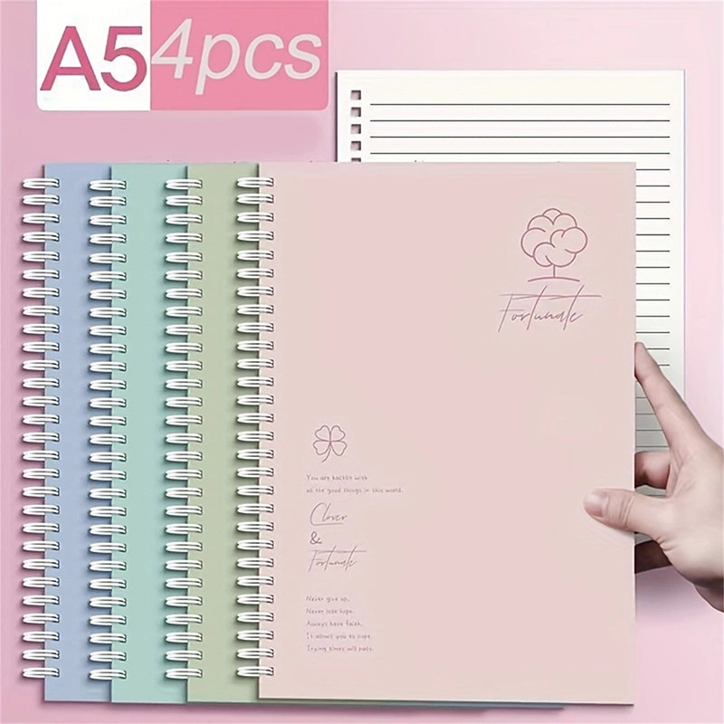 

Notebook A5 Morandi Coil Spiral Diary Notebook Grid Paper Daily Weekly Planner Agenda Notepad School Office Supplies Stationery