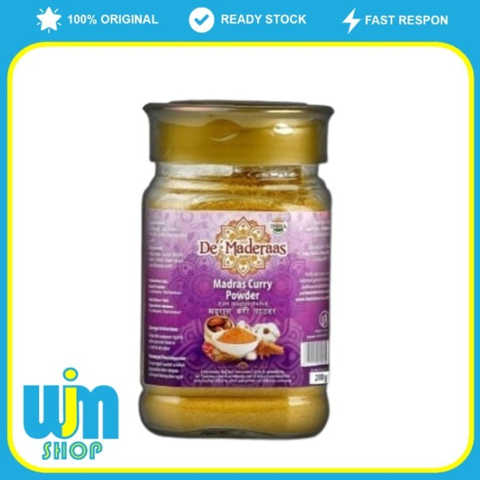 

De' Maderaas Madras Curry Powder 200gr Kari Ala India