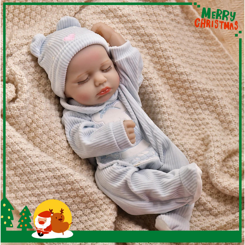 Newborn Reborn Dolls 40CM Full Body Soft Vinyl BeBe Reborn Baby Doll Lifelike Baby Reborn Doll Toys 