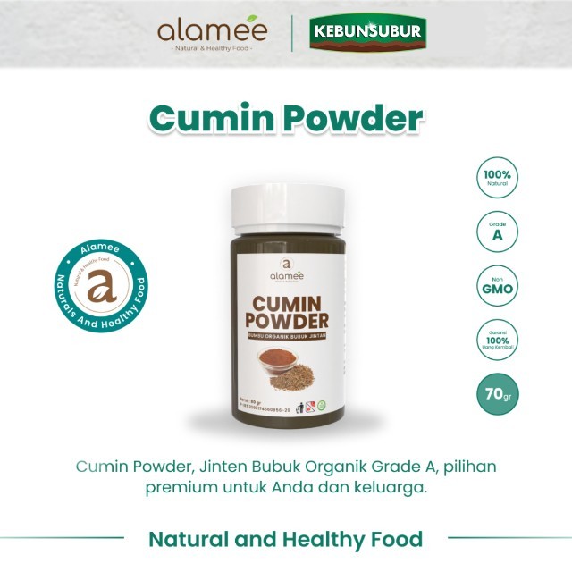 

ALAMEE Jintan bubuk Seasoning Cumin Powder Bumbu Dapur Jinten Ground Caraway Seasoning Tabur Kebunsubur kebunsubur Kebunsubur