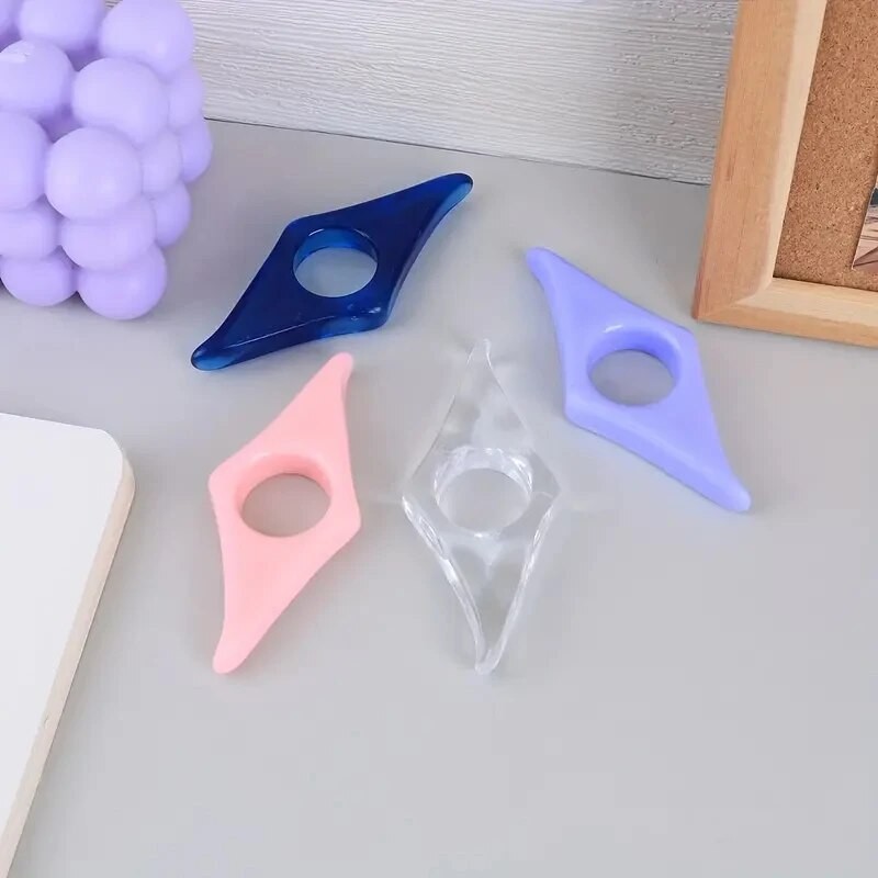 

1pcs Thumb Book Page Holders Acrylic Press Bookmarks Press Book Reading Aids Thumb Bookmarks