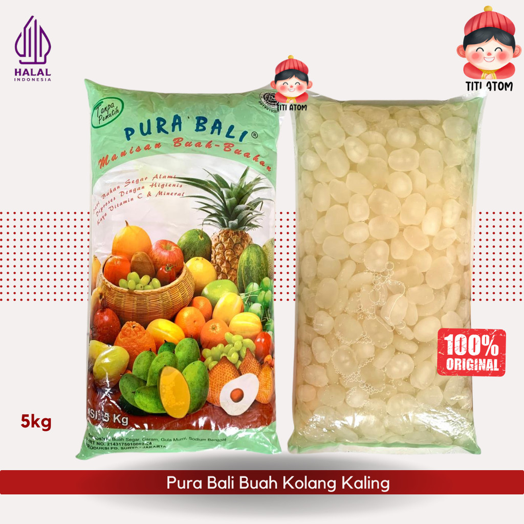 

Pura Bali Manisan Buah Kolang Kaling Campuran Es Campur 5kg