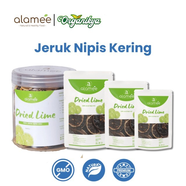 

ALAMEE Jeruk Nipis Kering Dried Lime Slice Tea Teh Herbal Buah Iris Organik Siap Seduh Minum organikya