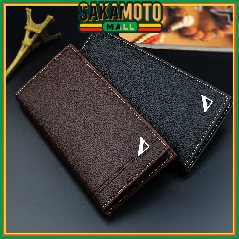 DOMPET LIPAT PRIA PANJANG KULIT PREMIUM FRANCESCO TIPIS SLOT KARTU BANYAK COWOK    BRANDED