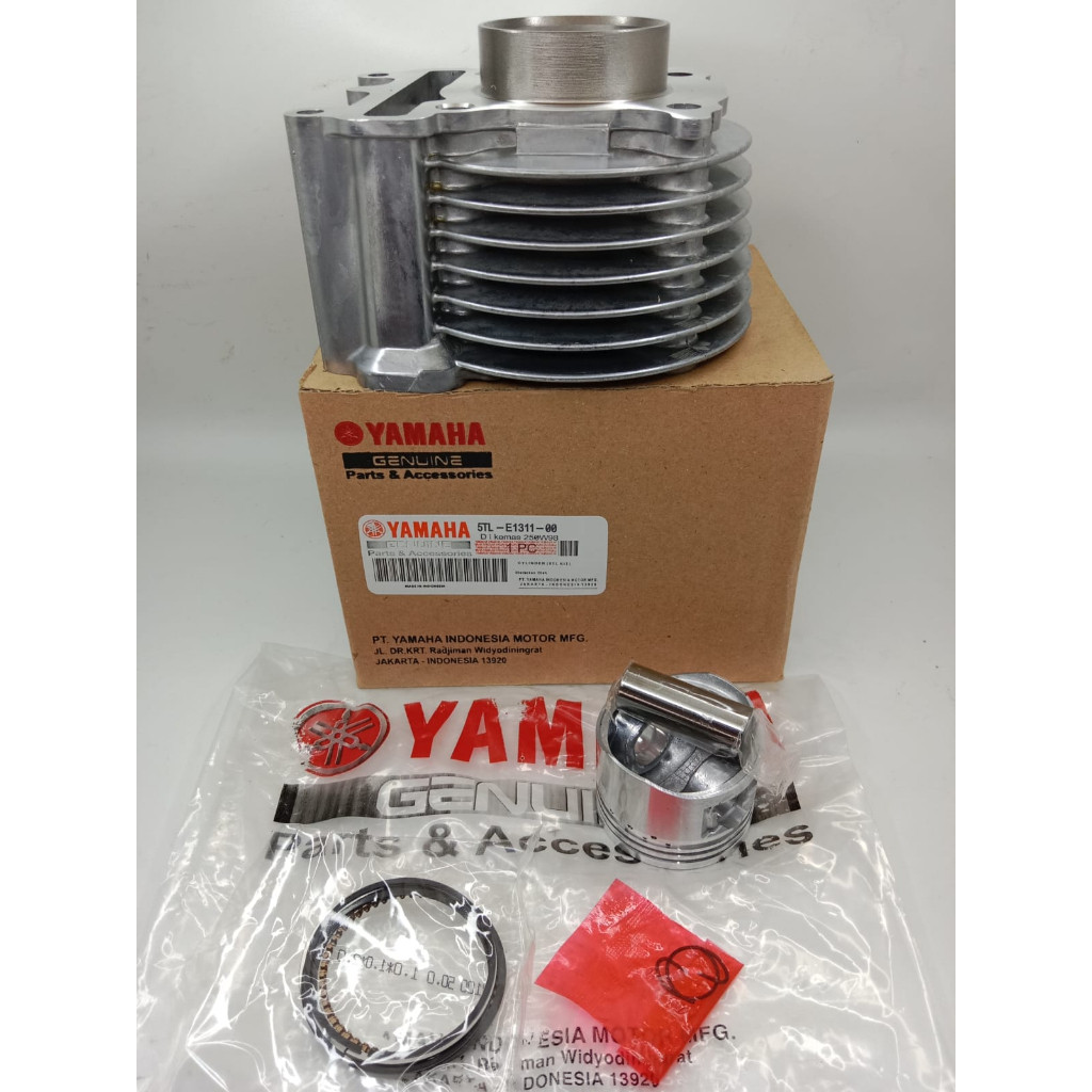 BLOK SEHER KOMPLIT RING SEHER PISTON KIT 5TLMIO SPORTY - MIO KARBU - MIO SPORTY - MIO SOUL KARBU + K