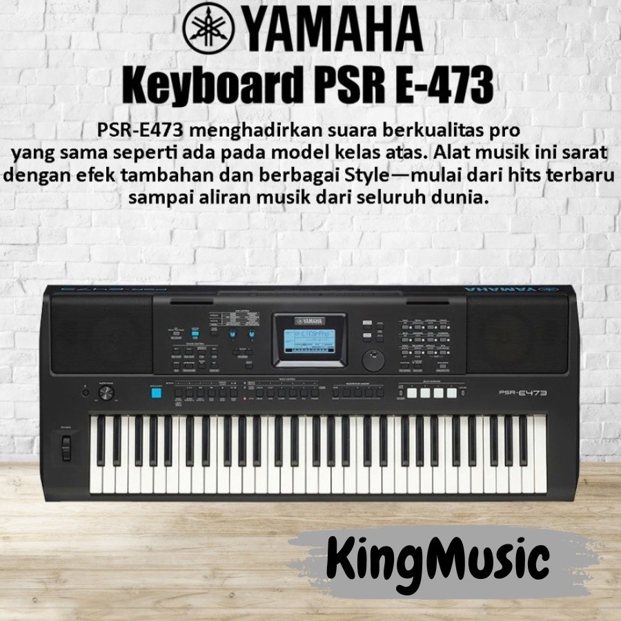 BIG SALE Keyboard Yamaha PSR-E473 / PSR E 473 / PSR E473 ORIGINAL YAMAHA