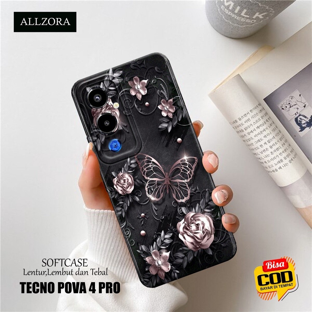 Softcase Hp Tecno Pova 4 Pro Terbaru - Casing Hp Tecno Pova 4 Pro Terbaru - Fashion Case AESTHETIC -