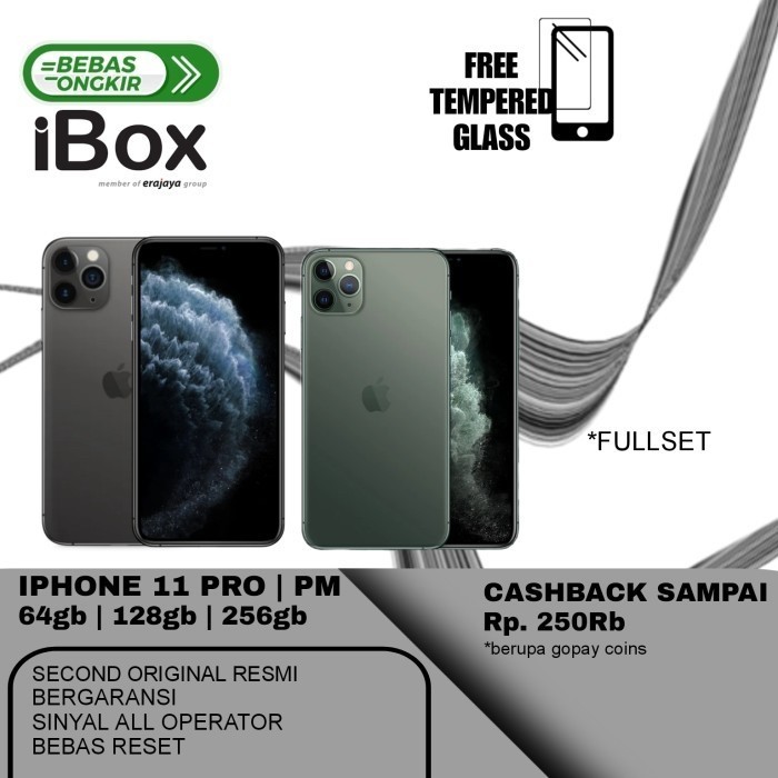 BIG SALE iBox | iPhone 11 | 12 | Pro | Pro Max 64GB 128GB 256GB Second ex iBox - iPhone X, 64GB iBOX