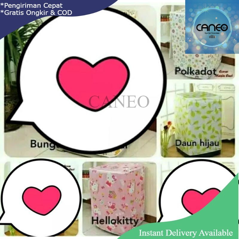 CANEO SARUNG MESIN CUCI 2 TABUNG, COVER MESIN CUCI 2 TABUNG