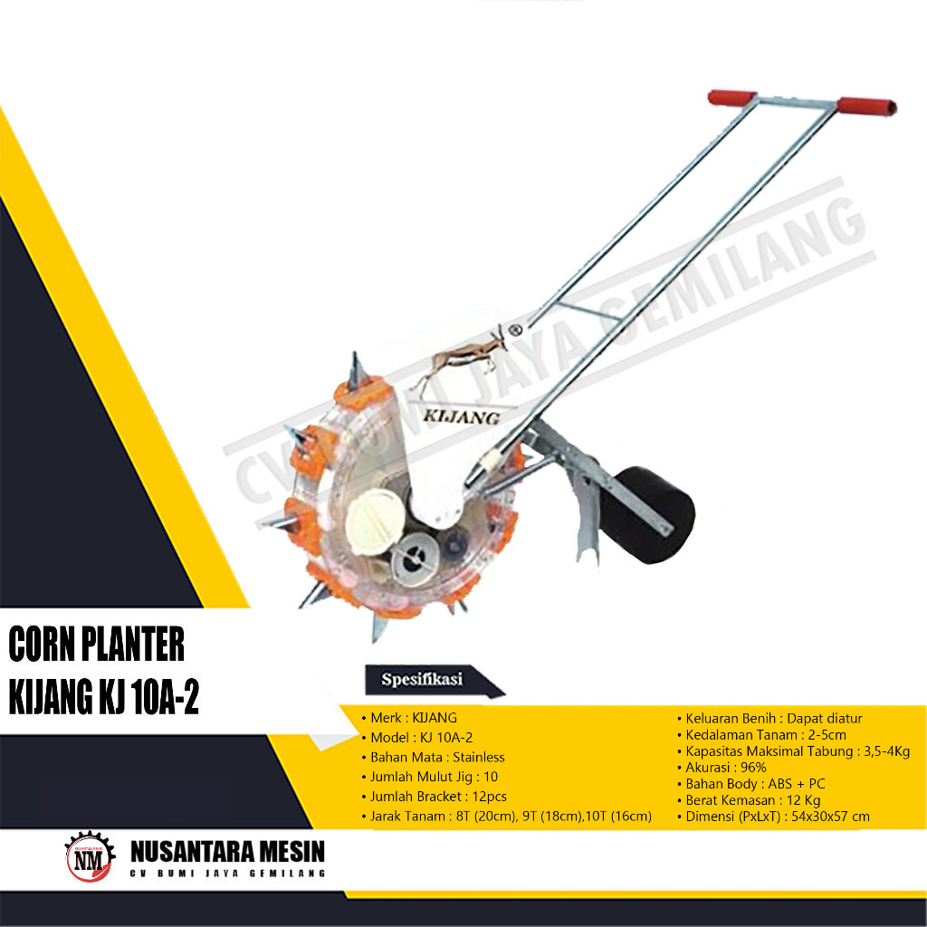 ALAT TANAM JAGUNG KIJANG 10T (Cover 10T + 8T)