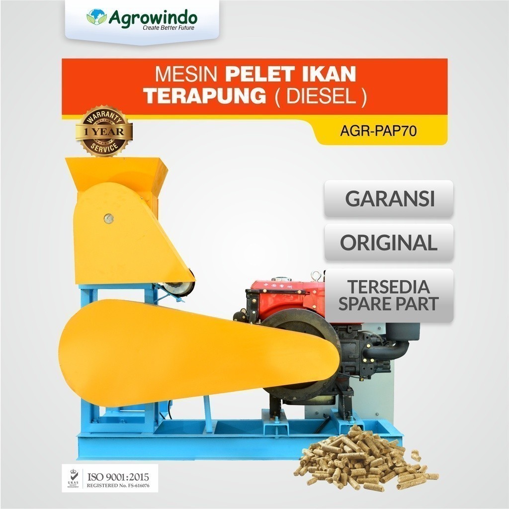 SPESIAL PROMO 70% PROMO BULAN RAMADHAN PROMO RAMADHAN SEL Maksindo Mesin Pelet Ikan Terapung (diesel