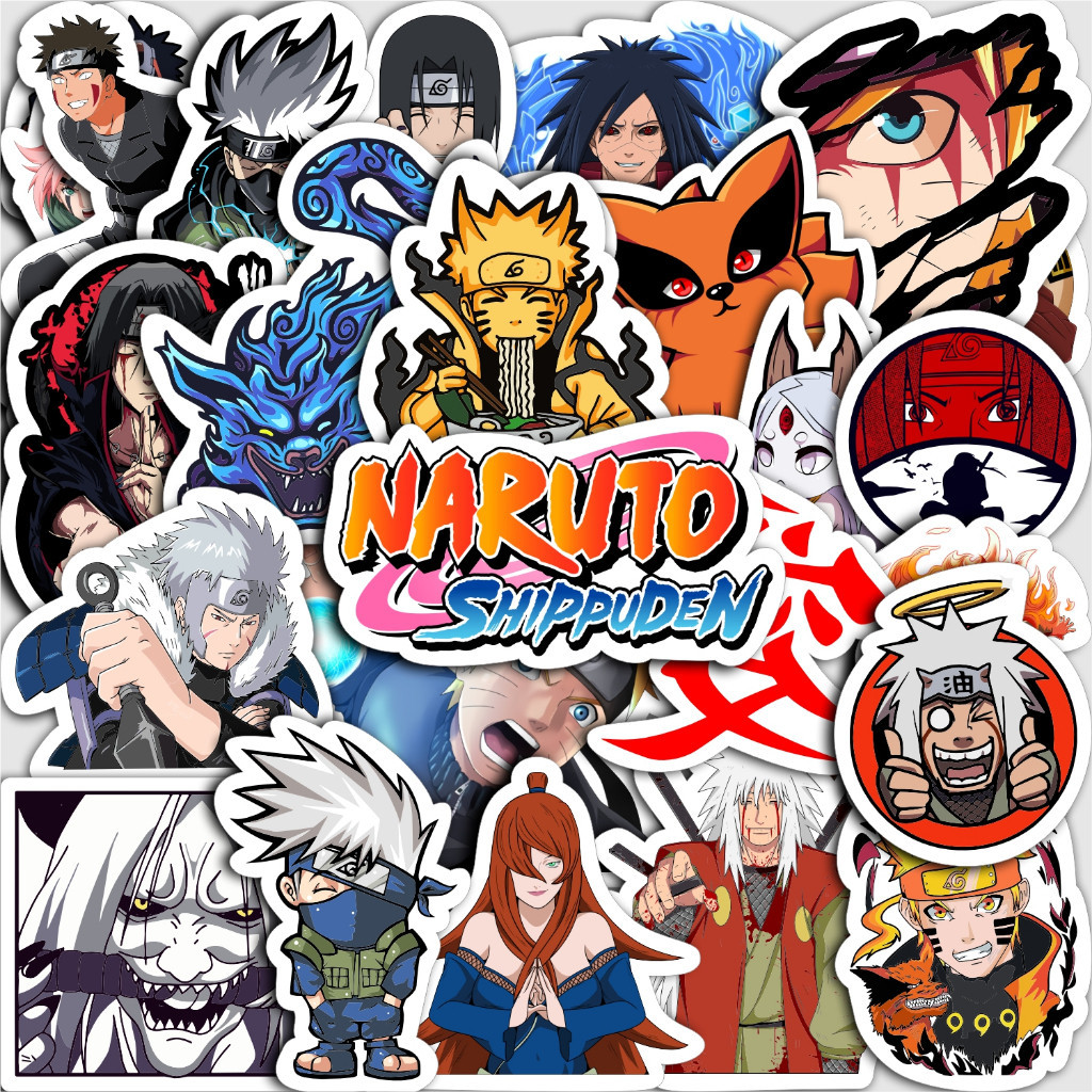 

50 Pcs Stiker Graffiti Naruto Aesthetic Anti Air untuk Case HP Tumbler Laptop dll