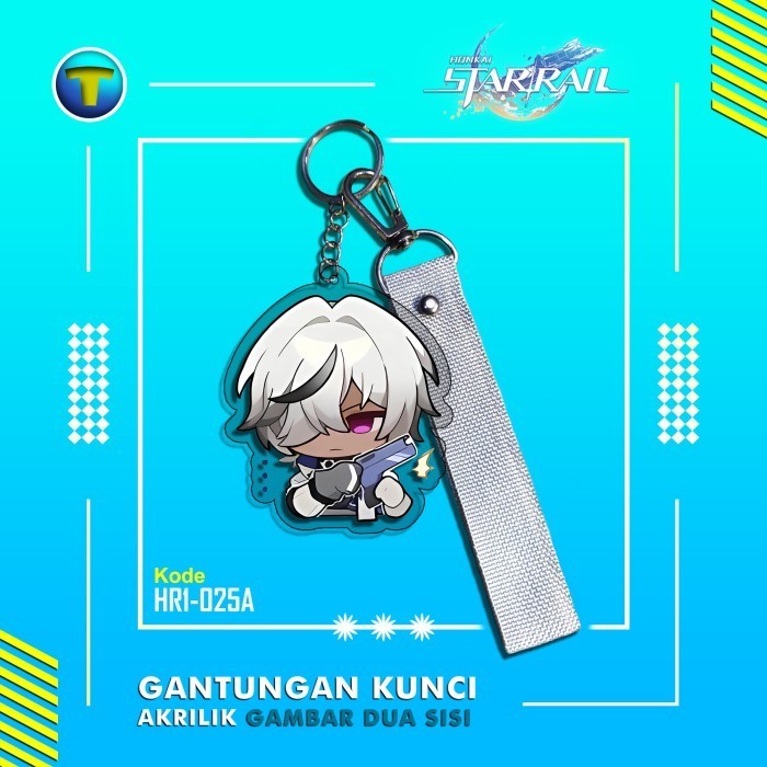 Gantungan kunci Honkai Star Rail Arlan keychain ganci akrilik game hoyoverse mihoyo merchandise - HR