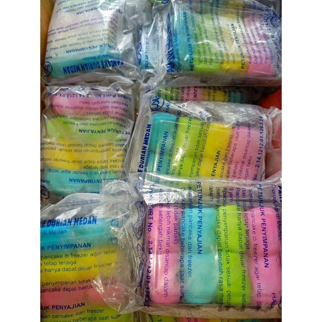 

Pancake duren mini isi 8
