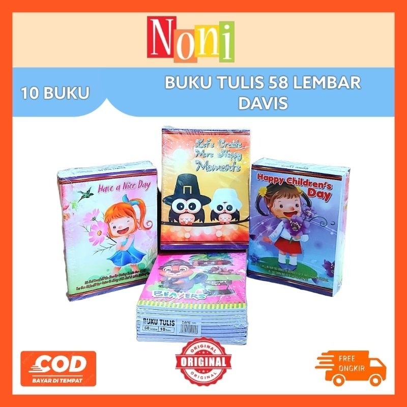 

BUKU TULIS MURAH 58 LEMBAR ( Dapat 10 BUKU)