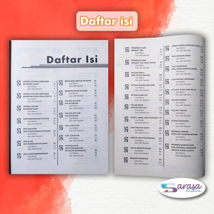 Terlaris ✨ -BUKU PELAJARAN BEST SCORE 100 BANK SOAL MATEMATIKA SD MI KELAS 4, 5, 6 - STUDYGRAM IPA