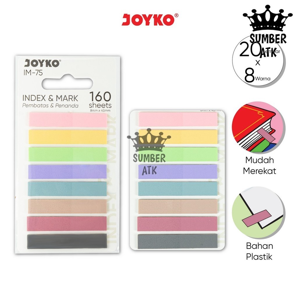 

Index Mark Penanda Pembatas Joyko IM-75 Plastik