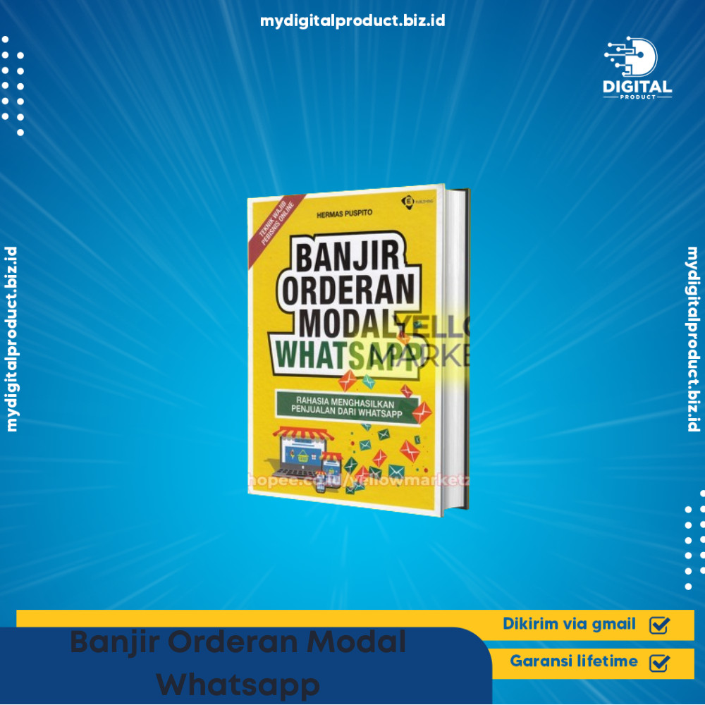 BANJIR ORDER MODAL WHATSAPP - Jualan Laris Hanya Dengan Chatting