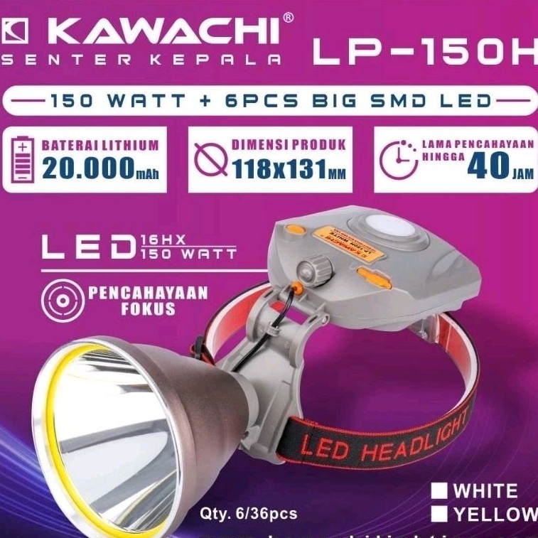 BIG SALE Senter kepala Besar 150 Watt / LP - 150 H Kawachi