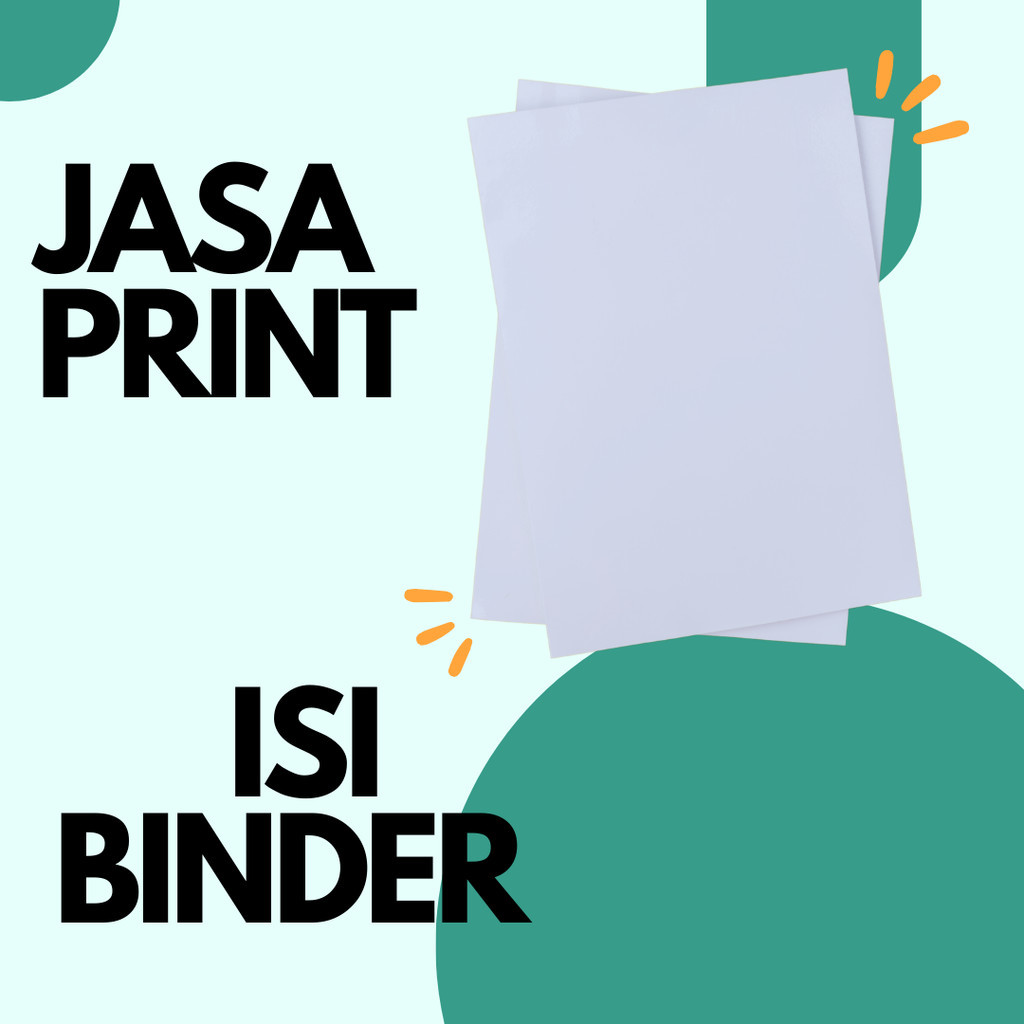 

JASA PRINT ISI BINDER A5 / B5