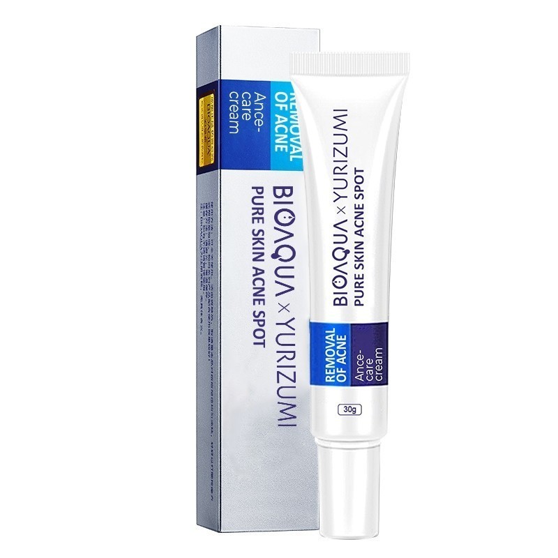 [ BPOM ] Bioaqua x Yurizumi Pure Skin Acne Cream Obat Jerawat Paling Ampuh Menghilangkan Jerawat
