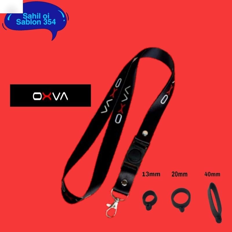 TALI LANYARD OXVA GANTUNGAN KUNCI/GANTUNGAN ID CARD/Gantungan HP /Gantungan Pod/Vape Best seller