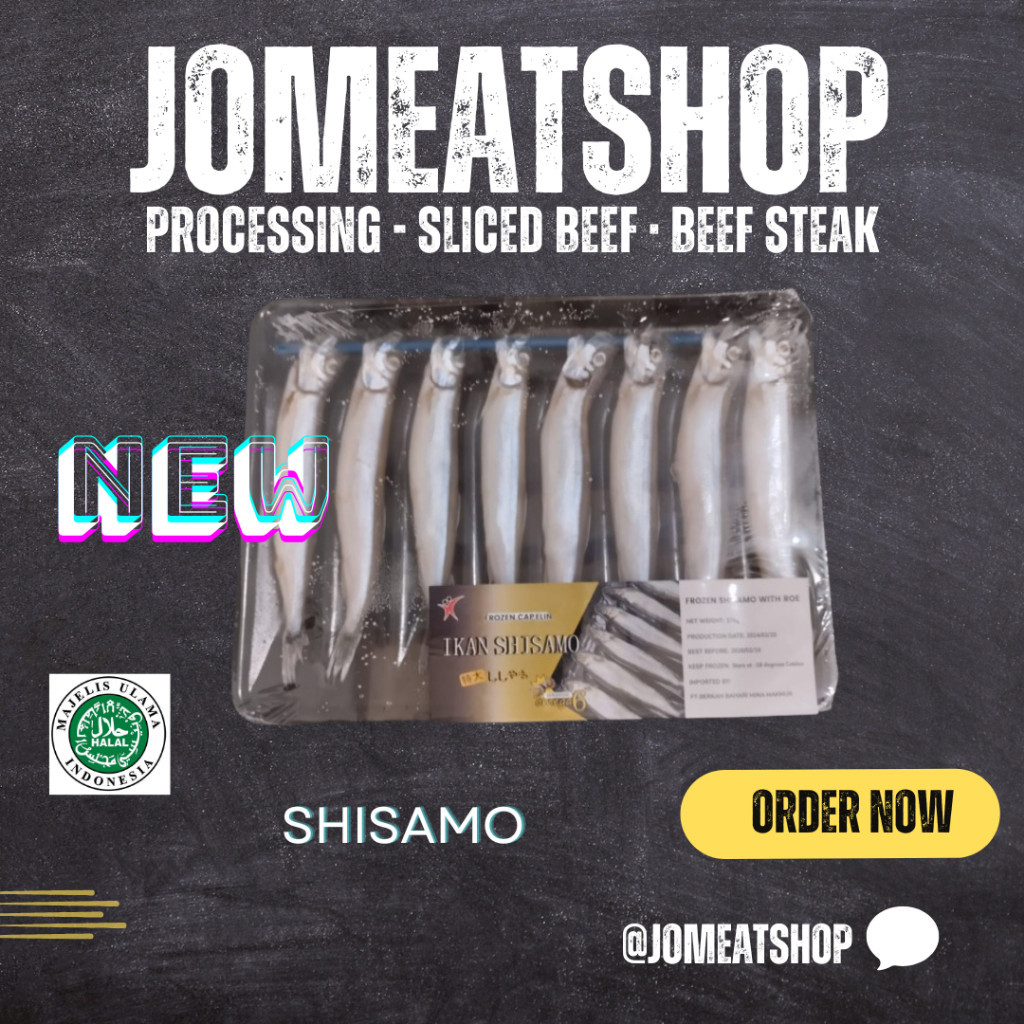 

Ikan Shisamo Capelin Shisamo Fish Tray Pack 170GR