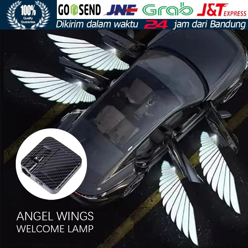 Car Door Welcome Light Projector / Portable Welcome Shadow Light Motif Angel Wings