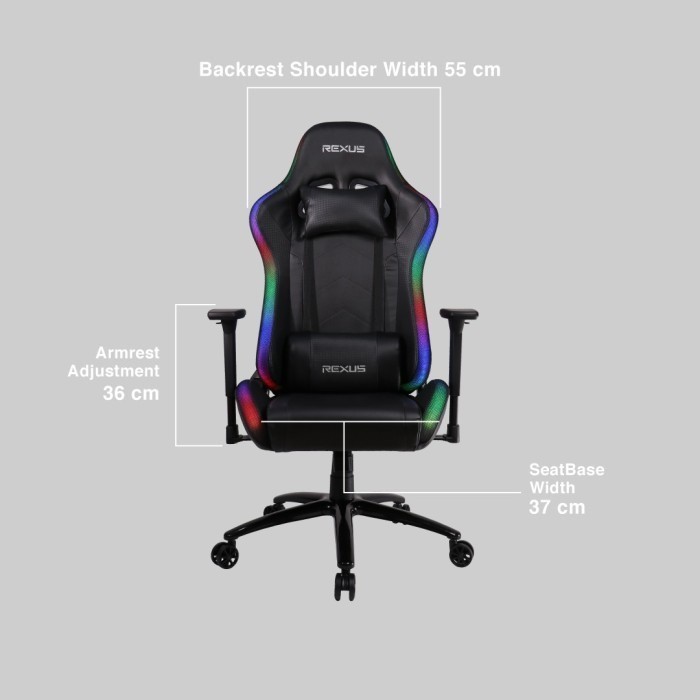 Rexus Gaming Chair Kursi RGC 103 V2 RGB